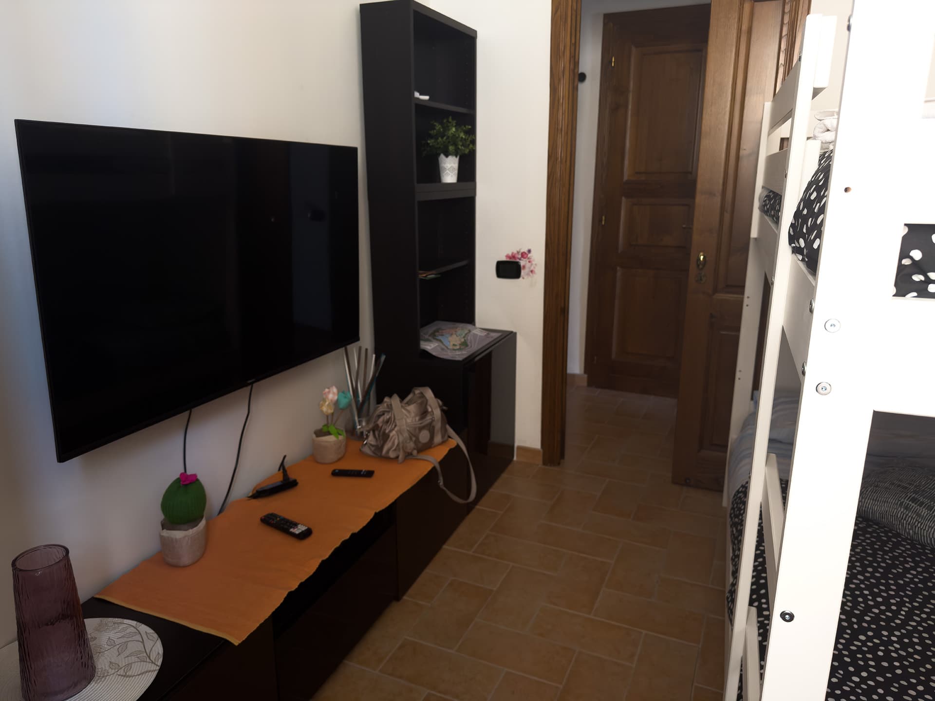 Camera con letti a castello