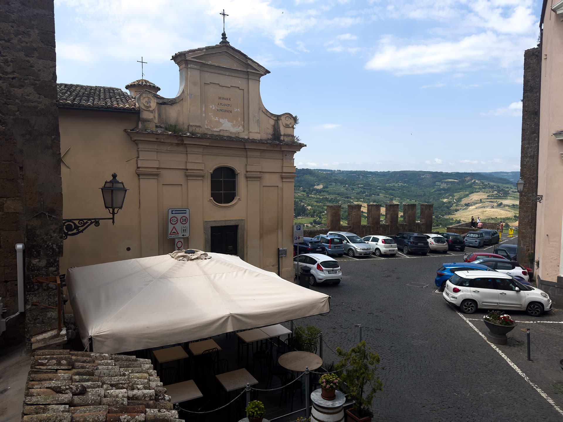 Terrazzo privato su Piazza San Giovanni
